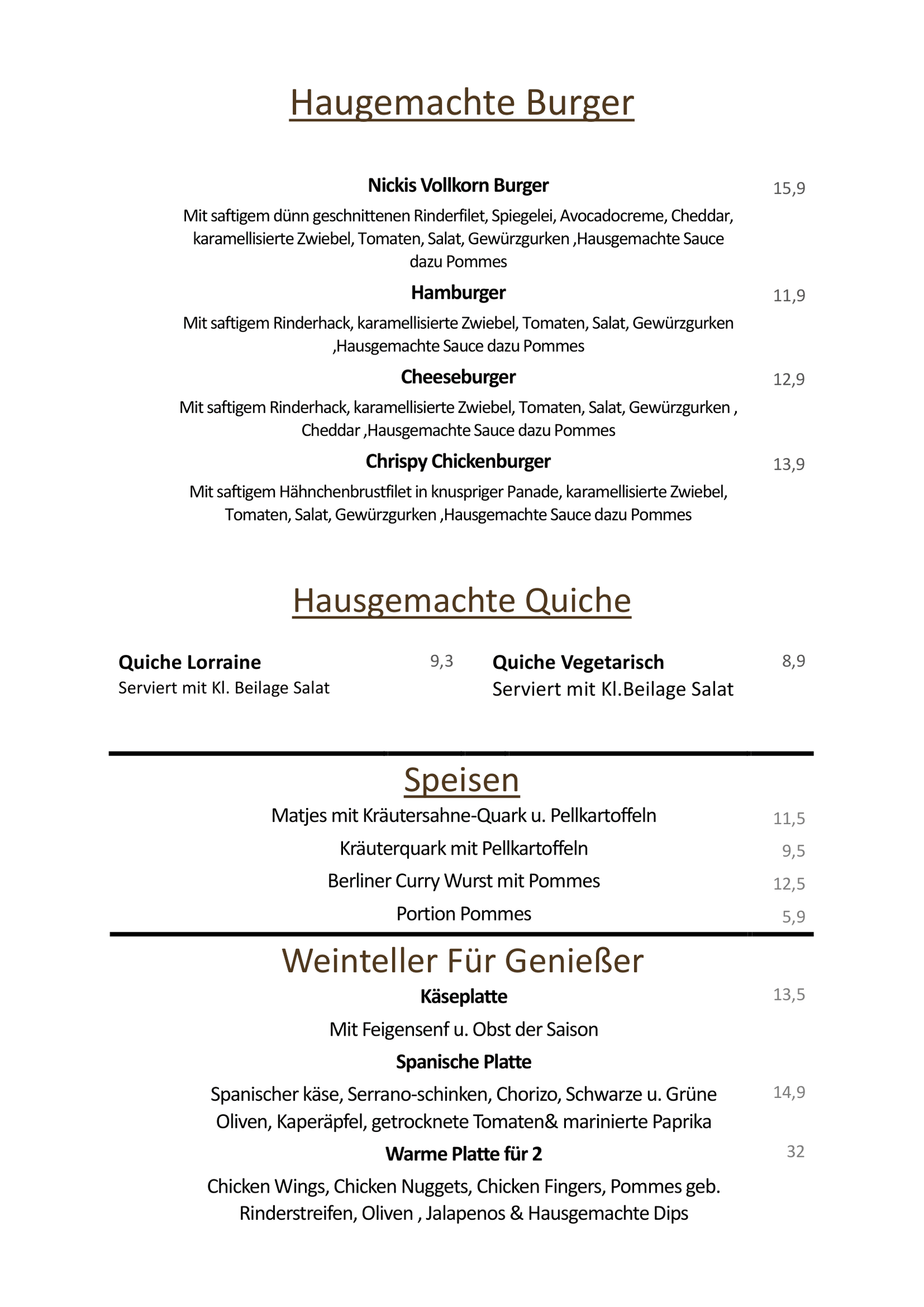 Speisekarte Seite 15